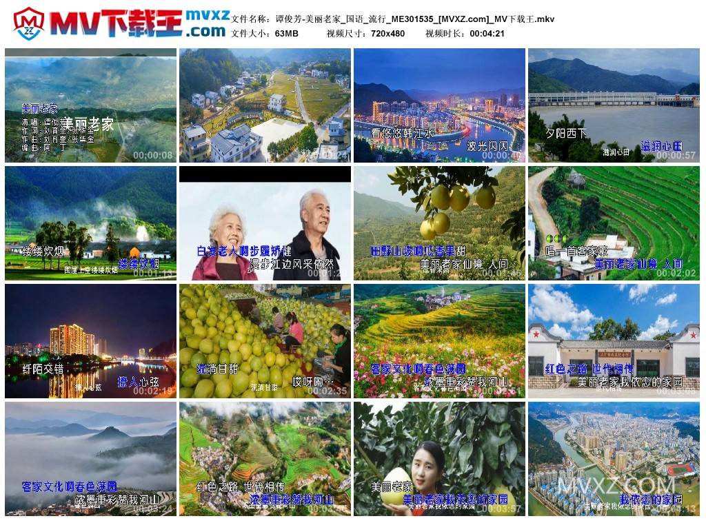 谭俊芳-美丽老家_国语_流行_ME301535